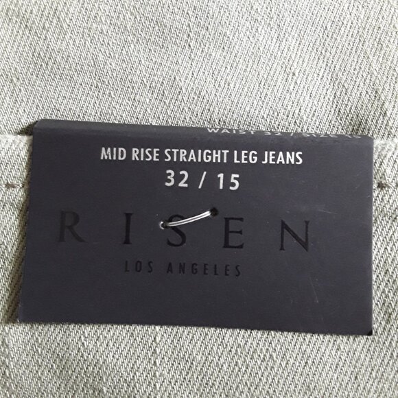 NWT Risen Los Angles Sage Regular Capri Size 32/15 - Picture 4 of 6